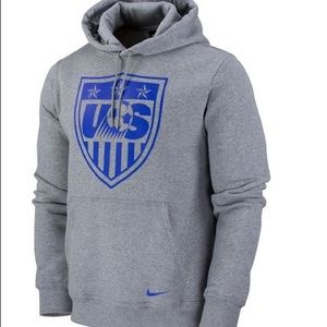 Nike US Soccer Core Pullover Gray Hoodie